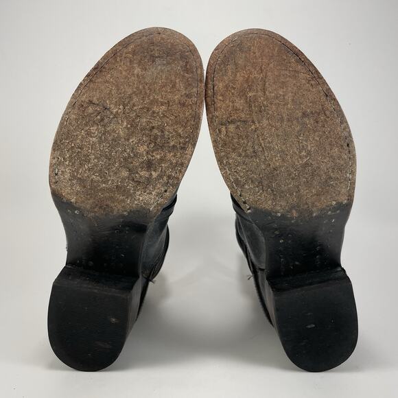 Freebird By Steven Stair Distressed Leather Womens Ankle Boots Size 6 Black - Picture 8 of 11